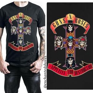 Guns N’ Roses Appetite For Destruction Vintage Rock Band Graphic T-shirt Size XL